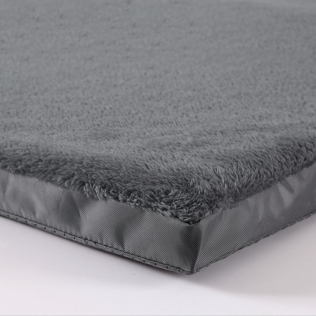 Foldable XXL Dog Puppy Bed with Removable Cover - Grey - Rivercity House & Home Co. (ABN 18 642 972 209) - Affordable Modern Furniture Australia