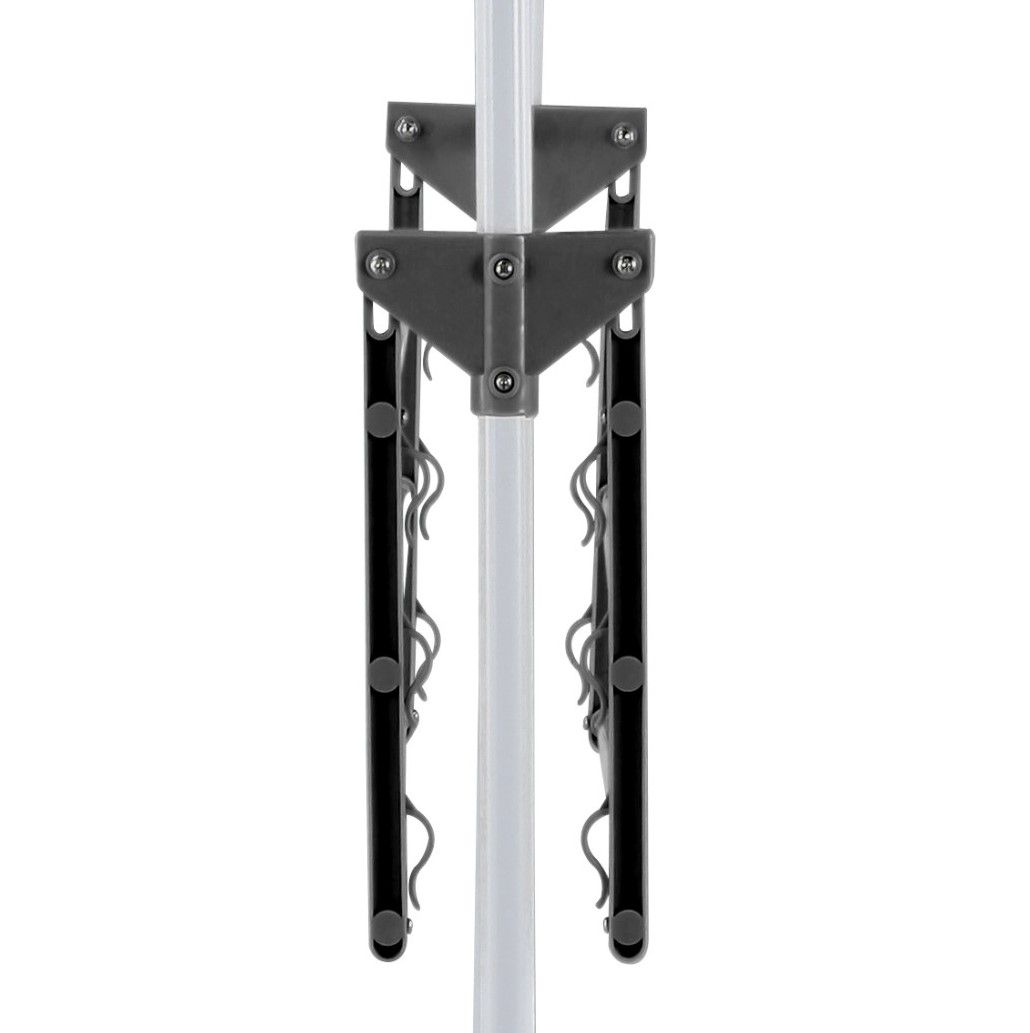 Folding 3 Tier Clothes Laundry Drying Rack with Stainless Steel Tubes for Indoor & Outdoor Home - Home & Garden > Storage > Clothing & Wardrobe Storage - Rivercity House & Home Co. (ABN 18 642 972 209) - Affordable Modern Furniture Australia