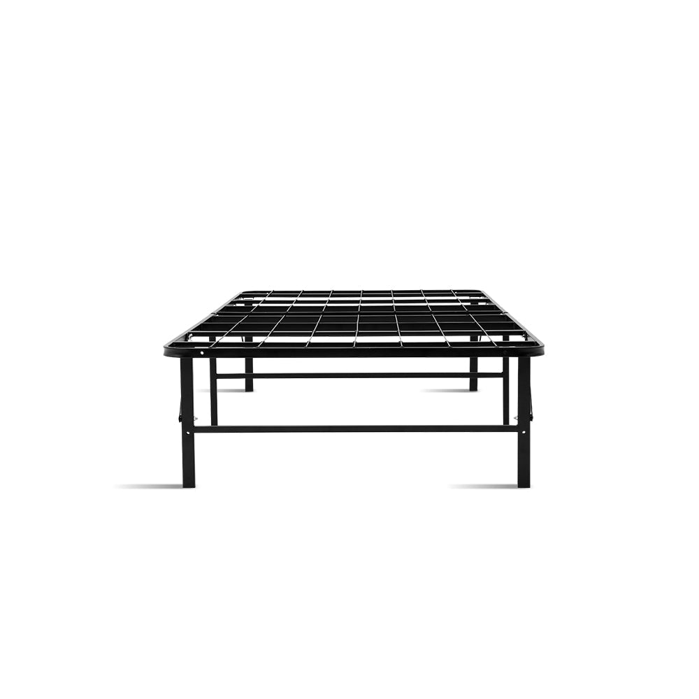Folding Bed Frame Metal Base - Single - Furniture > Bedroom > Beds & Bed Frames - Rivercity House & Home Co. (ABN 18 642 972 209) - Affordable Modern Furniture Australia