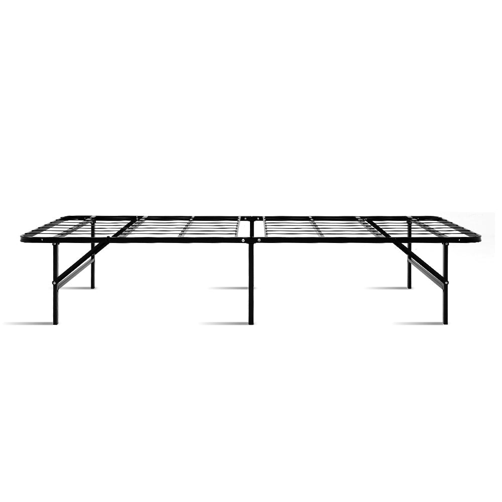 Folding Bed Frame Metal Base - Single - Furniture > Bedroom > Beds & Bed Frames - Rivercity House & Home Co. (ABN 18 642 972 209) - Affordable Modern Furniture Australia