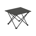Folding Roll-Up Camping Table 40CM Aluminium with Carry Bag - As Shown