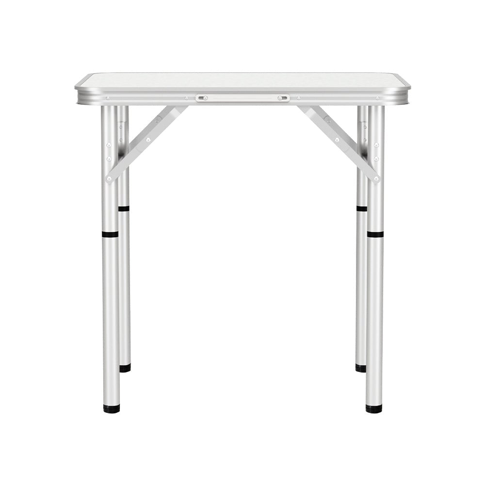 Folding Camping Table 60CM Adjustable Portable Outdoor Picnic Desk - Outdoor Recreation > Camping > Camp Furniture - Rivercity House & Home Co. (ABN 18 642 972 209) - Affordable Modern Furniture Australia