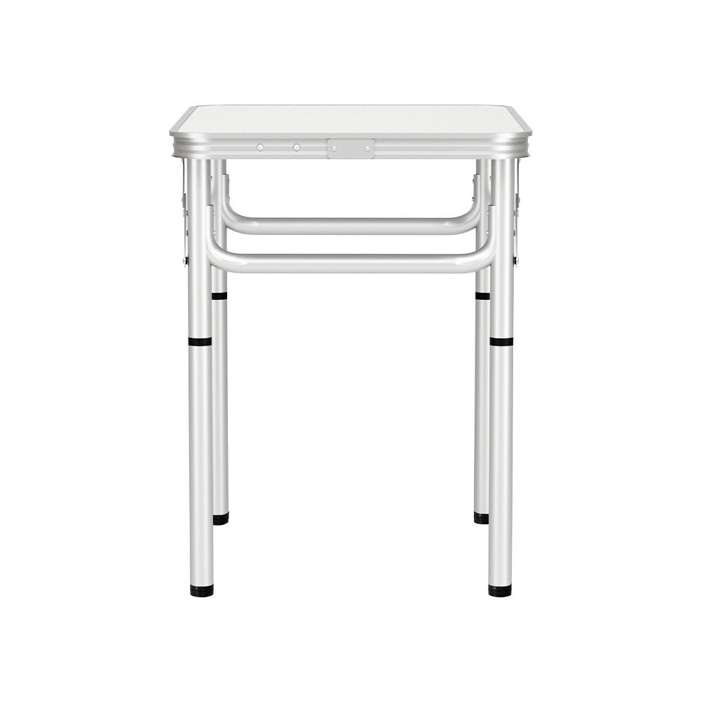 Folding Camping Table 60CM Adjustable Portable Outdoor Picnic Desk - Outdoor Recreation > Camping > Camp Furniture - Rivercity House & Home Co. (ABN 18 642 972 209) - Affordable Modern Furniture Australia