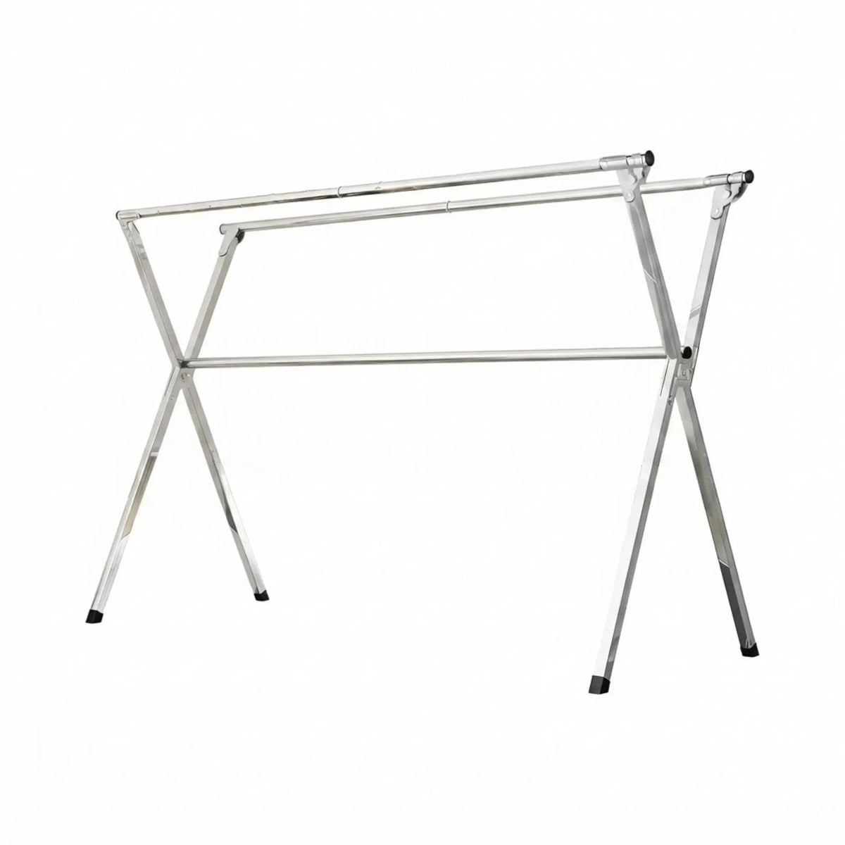 Folding Clothes Drying Rack Indoor Outdoor with Windproof Hooks - Grey - Home & Garden > Storage > Clothing & Wardrobe Storage - Rivercity House & Home Co. (ABN 18 642 972 209) - Affordable Modern Furniture Australia
