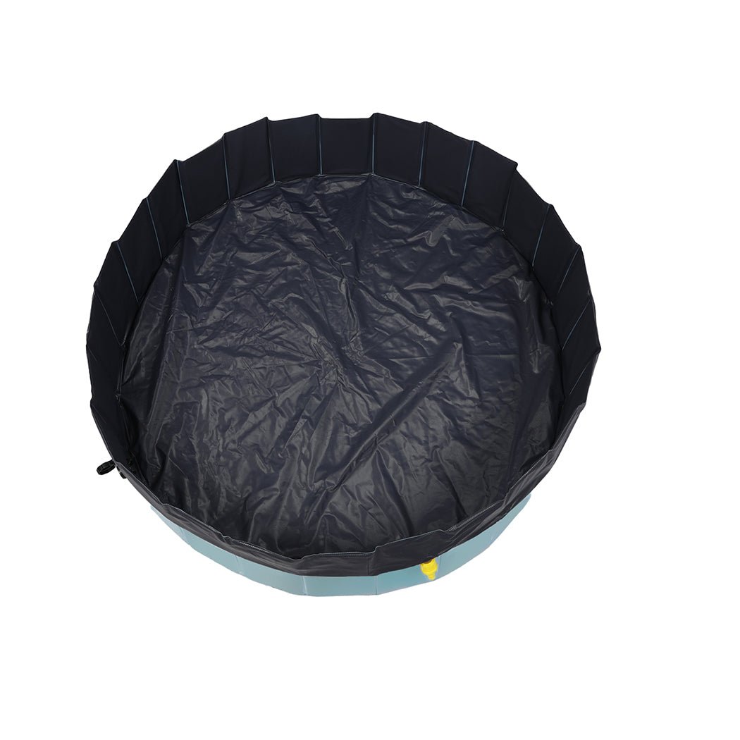 Folding Dog Swimming Pool with Sprinkler 120cm - Blue - Rivercity House & Home Co. (ABN 18 642 972 209) - Affordable Modern Furniture Australia