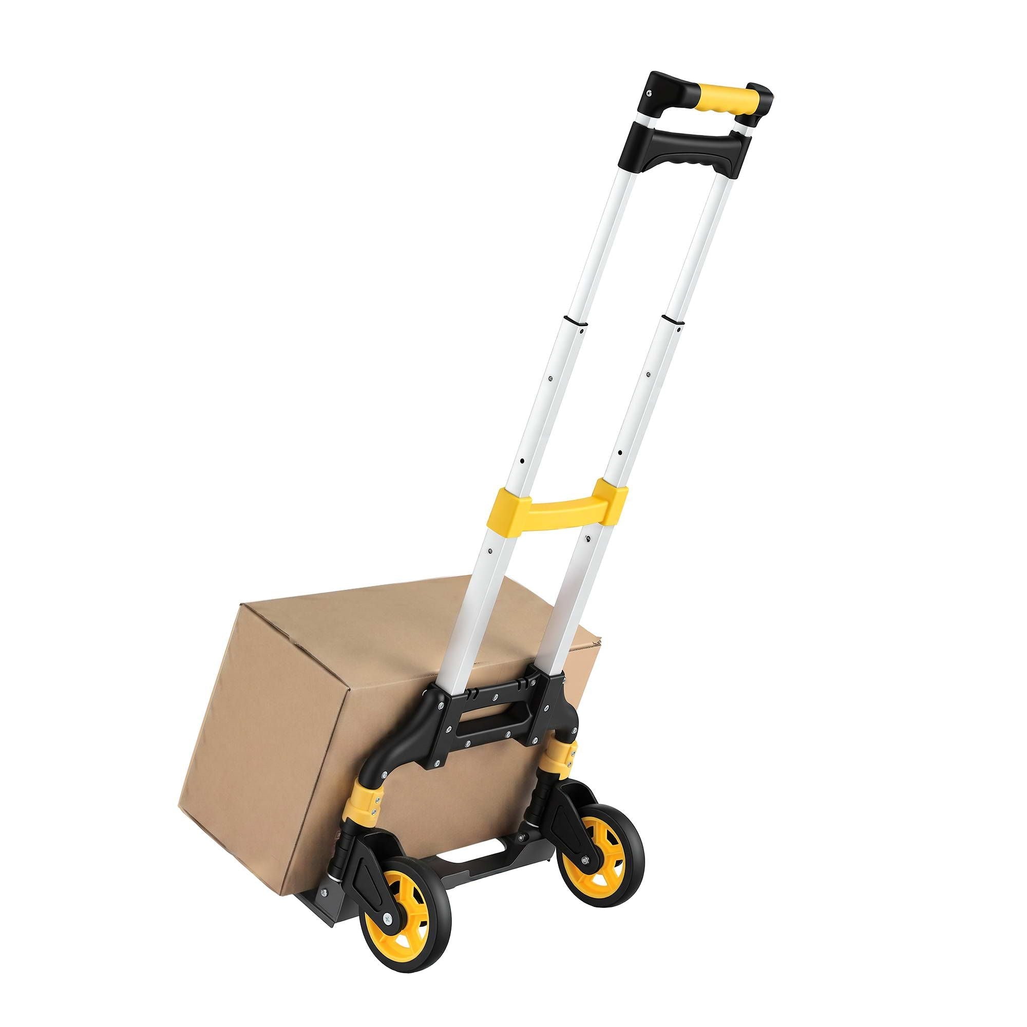 Folding Trolley Portable Hand Truck Lightweight Travel Luggage Silver - Tools > Tools Storage > Utility Trolleys - Rivercity House & Home Co. (ABN 18 642 972 209) - Affordable Modern Furniture Australia