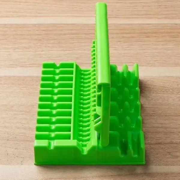 Food-Grade PP Manual BBQ Skewer Maker with Reusable Kebab Press 15 x 12 cm - Green - Home & Garden > BBQ > BBQ Tools - Rivercity House & Home Co. (ABN 18 642 972 209) - Affordable Modern Furniture Australia