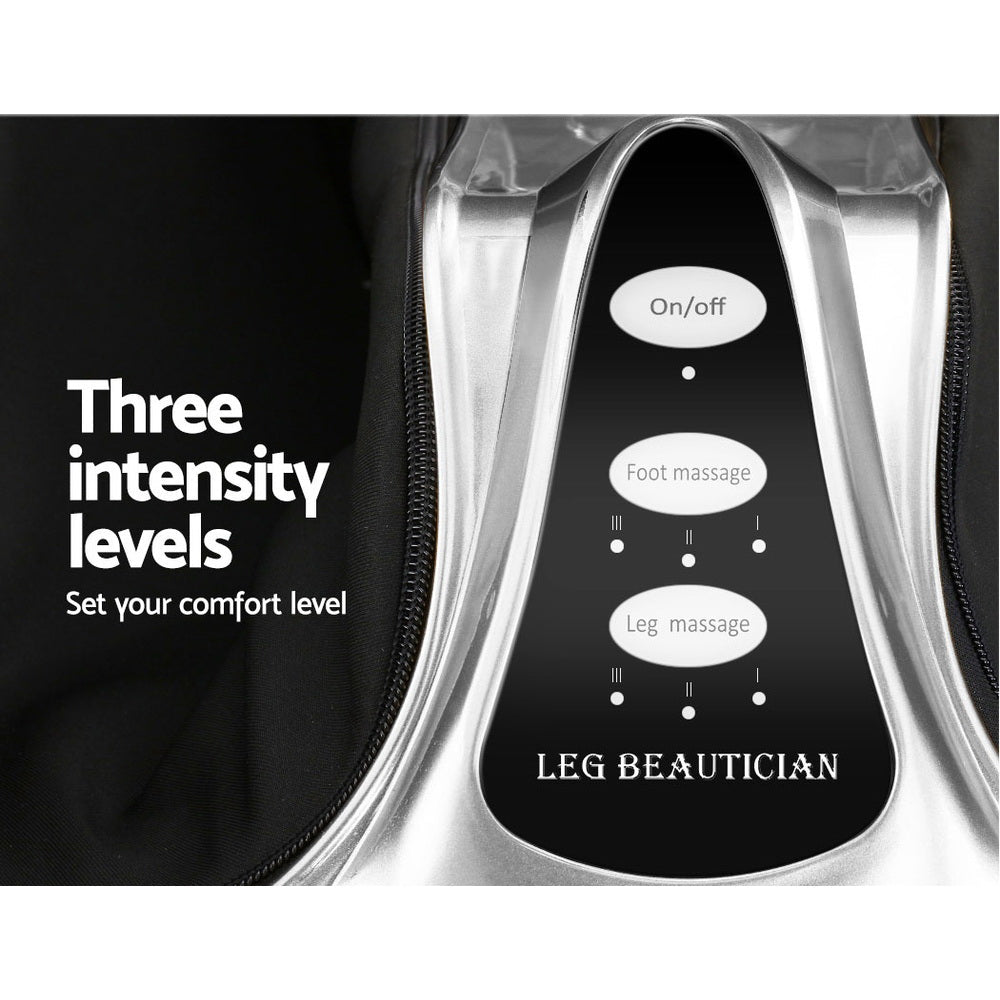 Foot Massager Massagers Shiatsu Electric Roller Ankle Calf Leg Kneading Silver - Furniture > Bar Stools & Chairs > Massage Chairs - Rivercity House & Home Co. (ABN 18 642 972 209) - Affordable Modern Furniture Australia