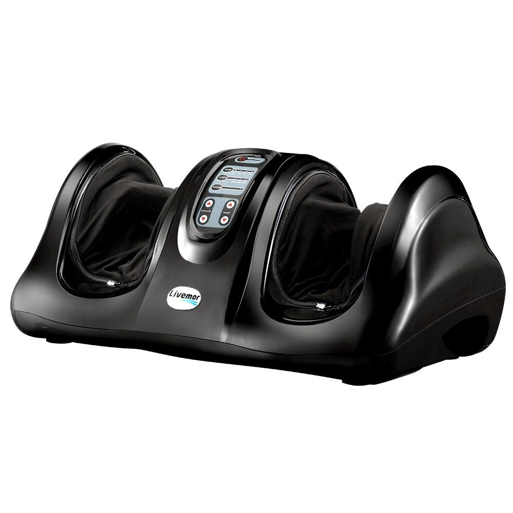 Foot Massager Shiatsu Massagers Electric Remote Roller Kneading Black - Furniture > Bar Stools & Chairs > Massage Chairs - Rivercity House & Home Co. (ABN 18 642 972 209) - Affordable Modern Furniture Australia