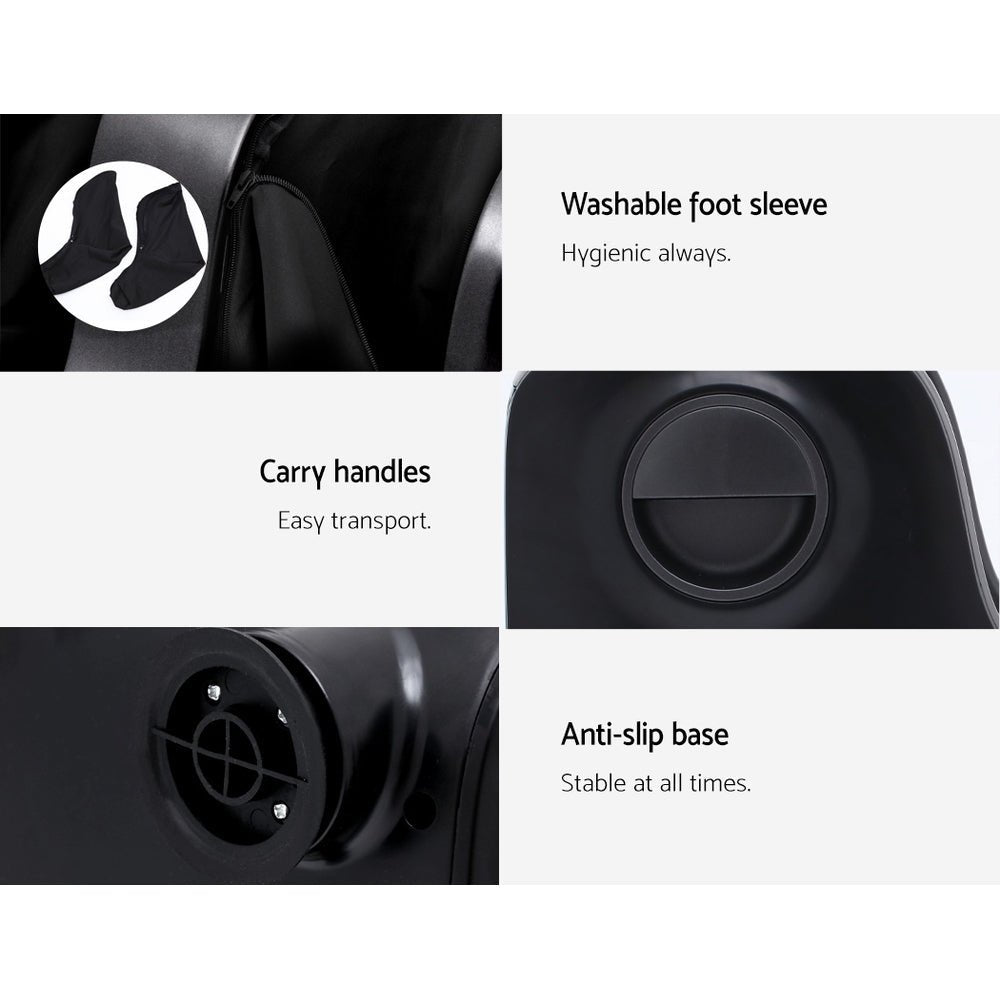 Foot Massager Shiatsu Massagers Electric Roller Calf Leg Kneading Black - Furniture > Bar Stools & Chairs > Massage Chairs - Rivercity House & Home Co. (ABN 18 642 972 209) - Affordable Modern Furniture Australia