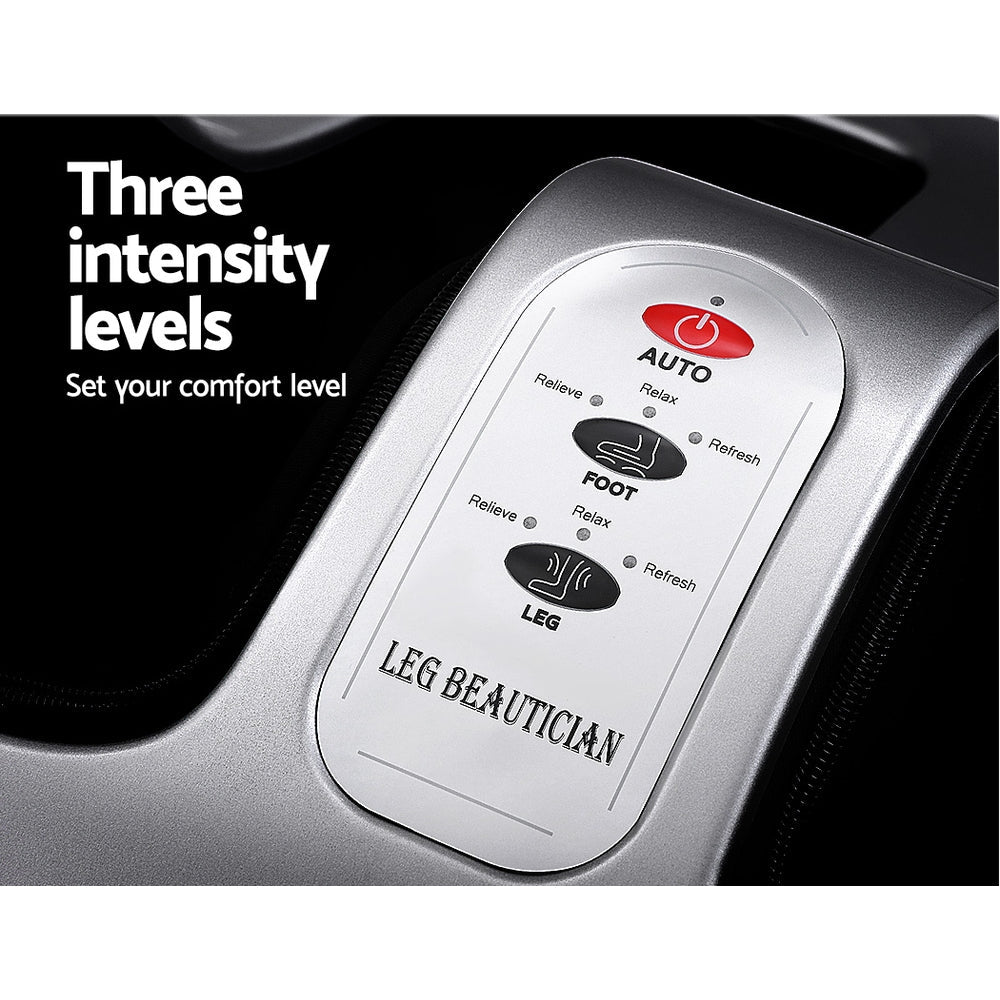 Foot Massager Shiatsu Massagers Electric Roller Calf Leg Kneading Silver - Furniture > Bar Stools & Chairs > Massage Chairs - Rivercity House & Home Co. (ABN 18 642 972 209) - Affordable Modern Furniture Australia