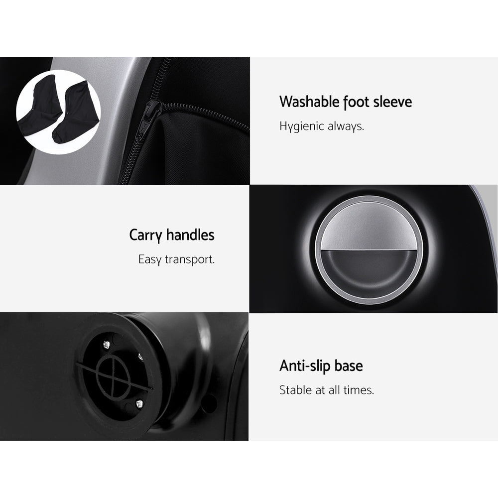 Foot Massager Shiatsu Massagers Electric Roller Calf Leg Kneading Silver - Furniture > Bar Stools & Chairs > Massage Chairs - Rivercity House & Home Co. (ABN 18 642 972 209) - Affordable Modern Furniture Australia