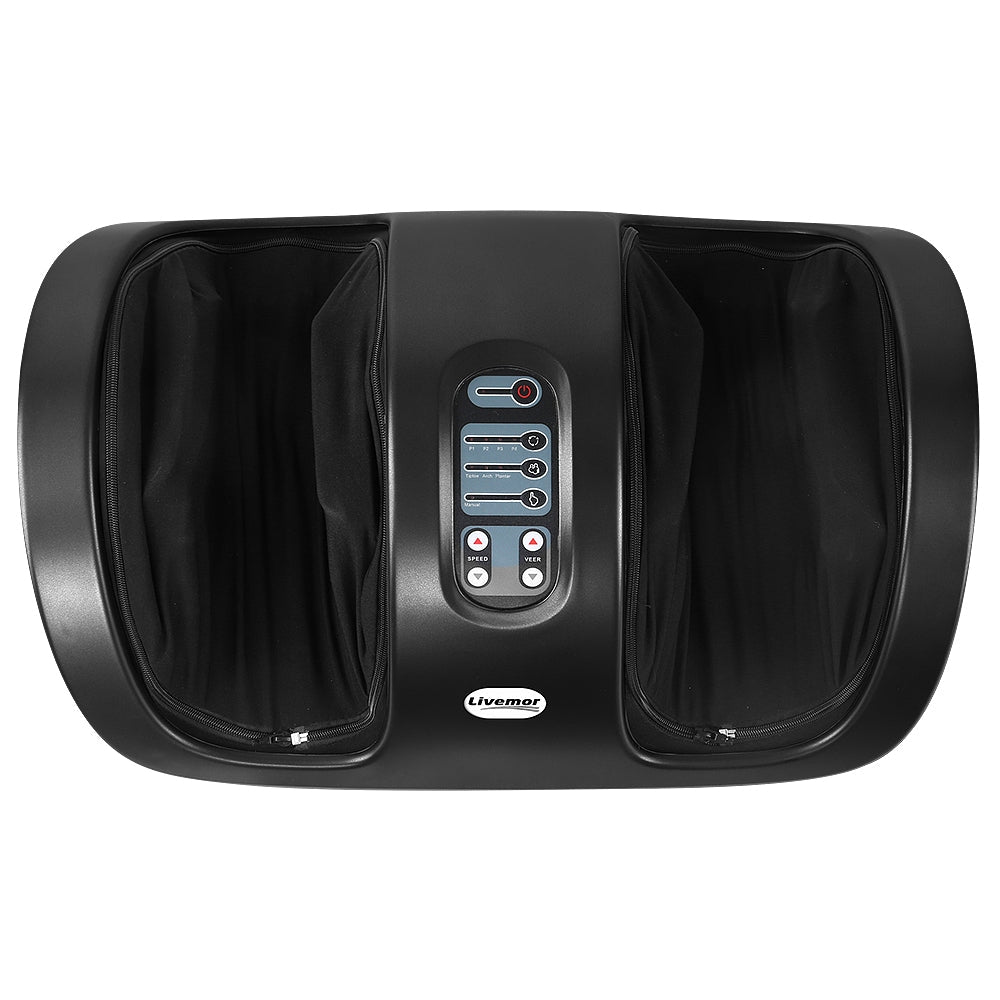 Foot Massager Shiatsu Massagers Electric Roller Kneading Leg Black - Furniture > Bar Stools & Chairs > Massage Chairs - Rivercity House & Home Co. (ABN 18 642 972 209) - Affordable Modern Furniture Australia