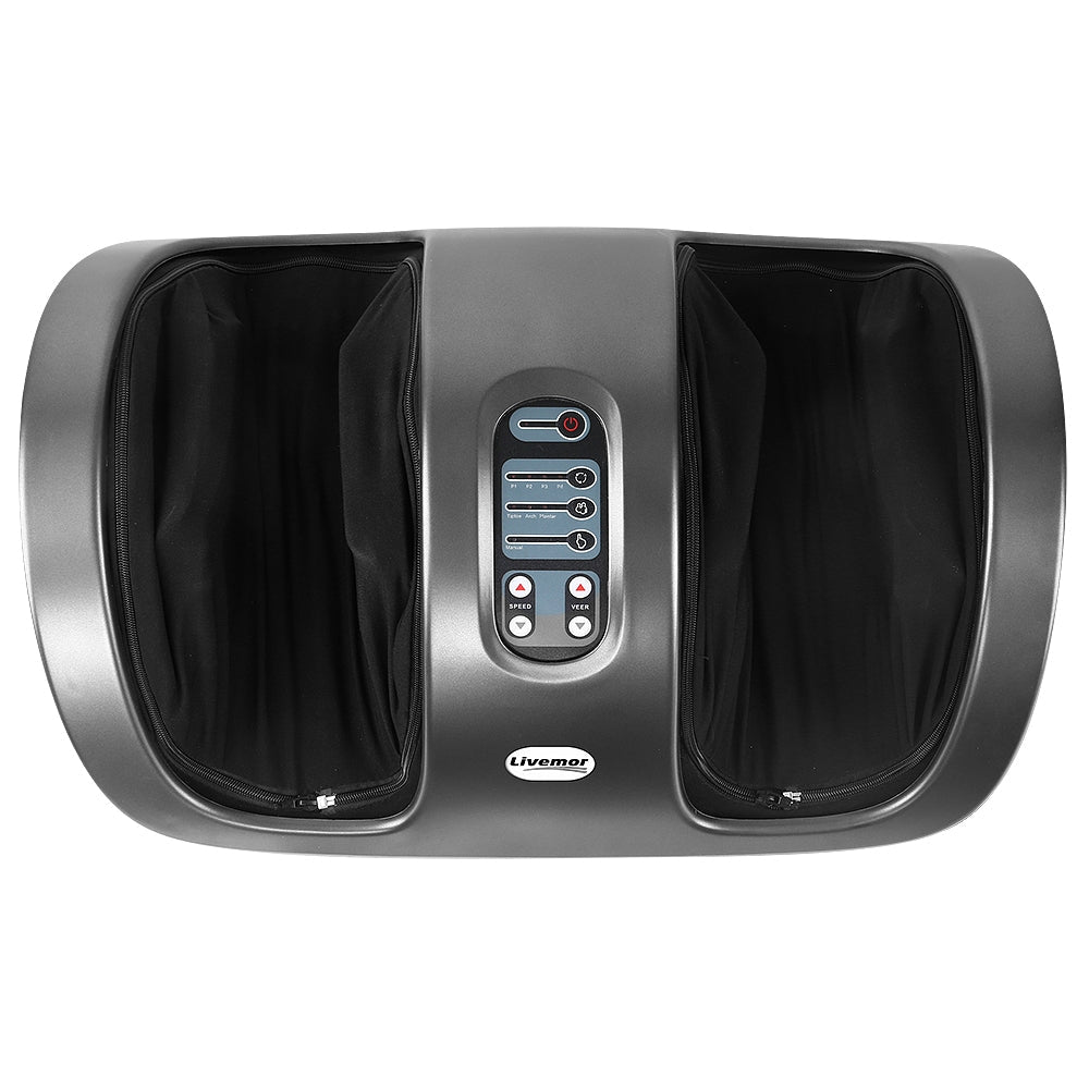 Foot Massager Shiatsu Massagers Electric Roller Kneading Leg Grey - Furniture > Bar Stools & Chairs > Massage Chairs - Rivercity House & Home Co. (ABN 18 642 972 209) - Affordable Modern Furniture Australia