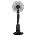 40cm Freestanding Air Cooling Fan with Misting Spray and Remote Control - Black