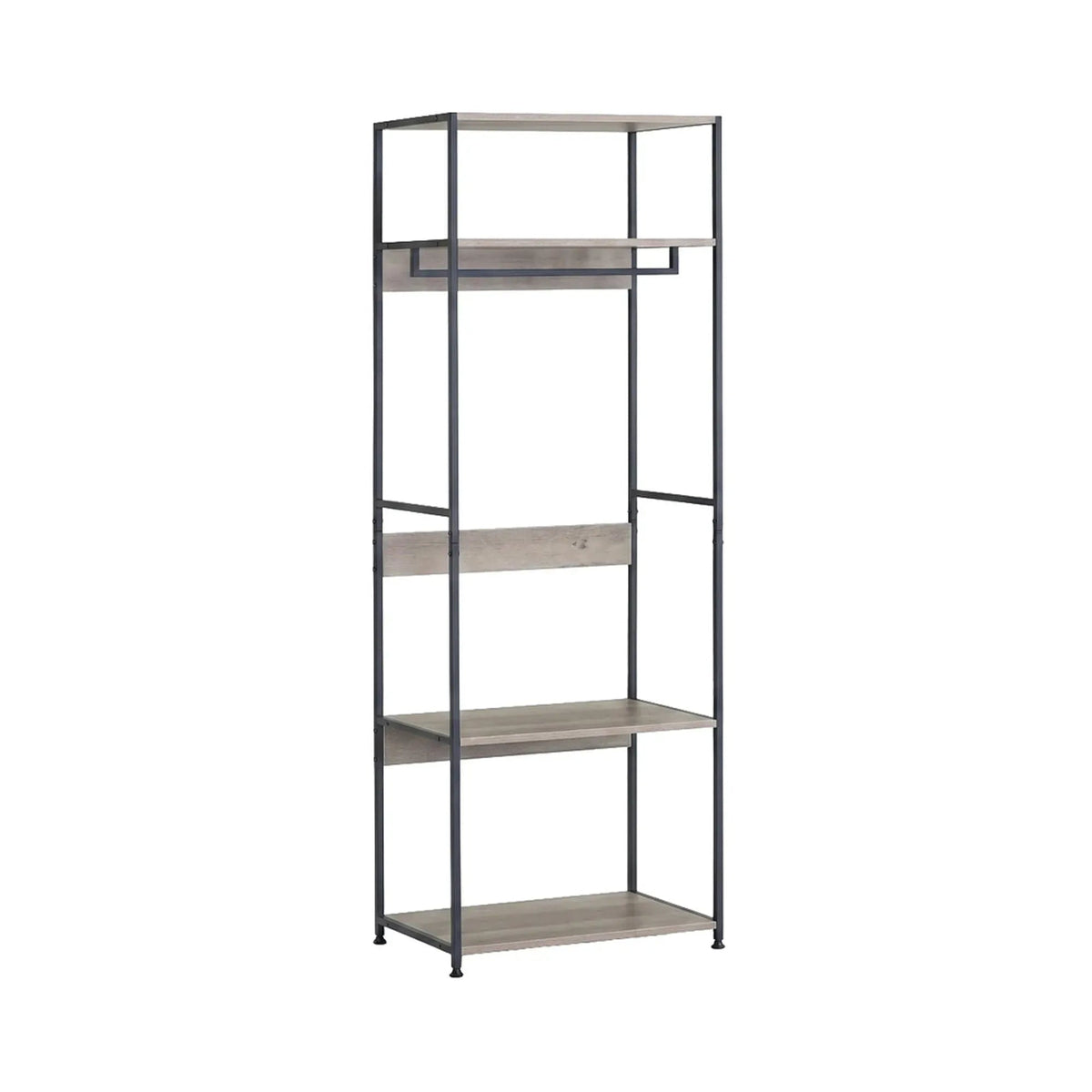 Freestanding Clothes Rack with Shelves 175 cm - Grey - Home & Garden > Storage > Clothing & Wardrobe Storage - Rivercity House & Home Co. (ABN 18 642 972 209) - Affordable Modern Furniture Australia