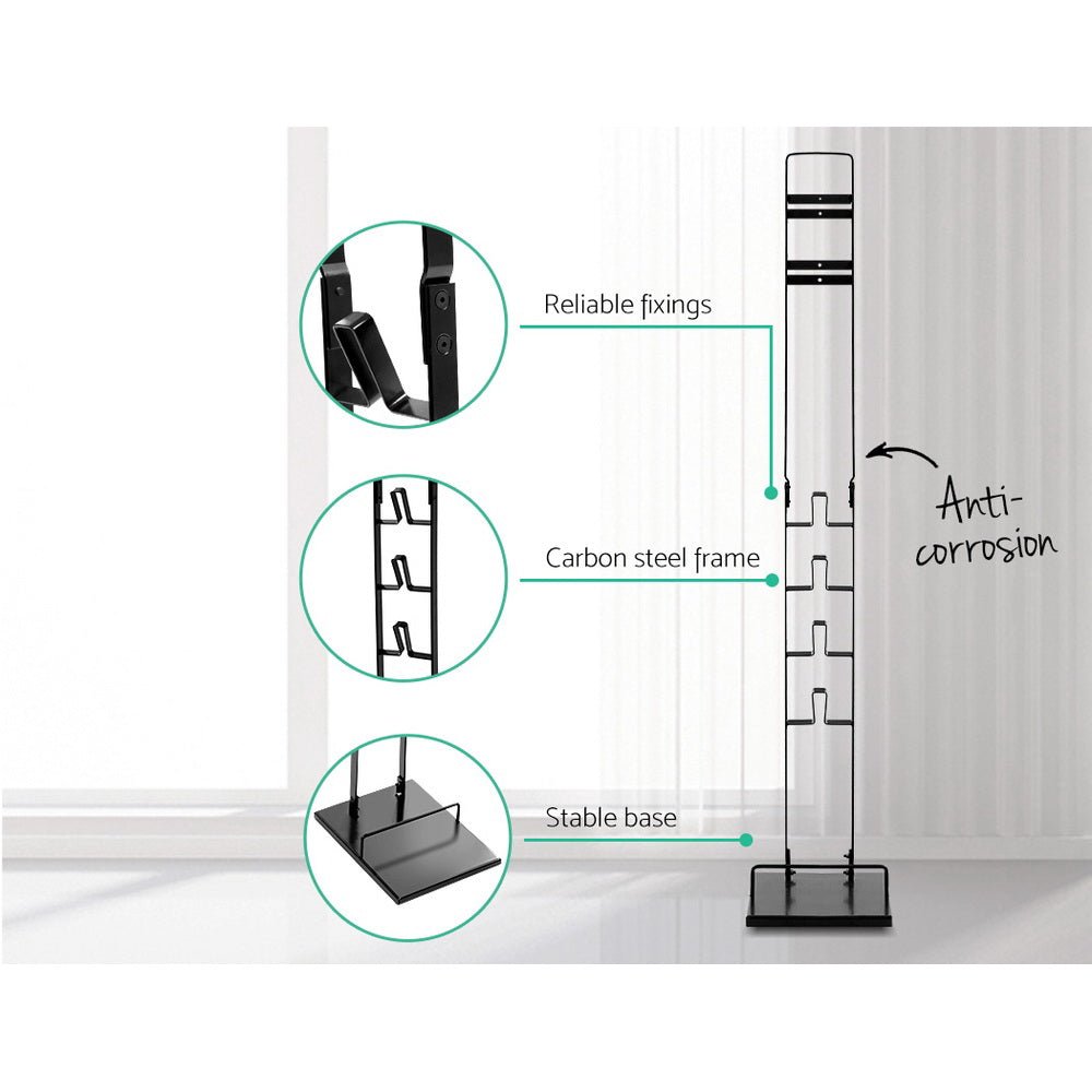 Freestanding Dyson Vacuum Cleaner Stand for V6 7 8 10 11 Black - Appliances > Vacuum Cleaners > Vacuum Cleaner Accessories - Rivercity House & Home Co. (ABN 18 642 972 209) - Affordable Modern Furniture Australia