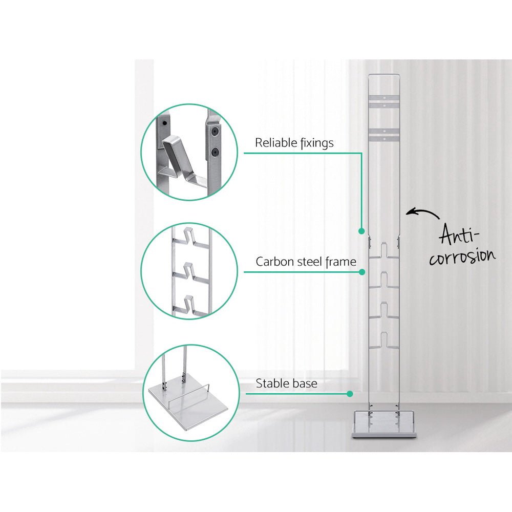 Freestanding Dyson Vacuum Cleaner Stand for V6 7 8 10 11 Silver - Appliances > Vacuum Cleaners > Vacuum Cleaner Accessories - Rivercity House & Home Co. (ABN 18 642 972 209) - Affordable Modern Furniture Australia