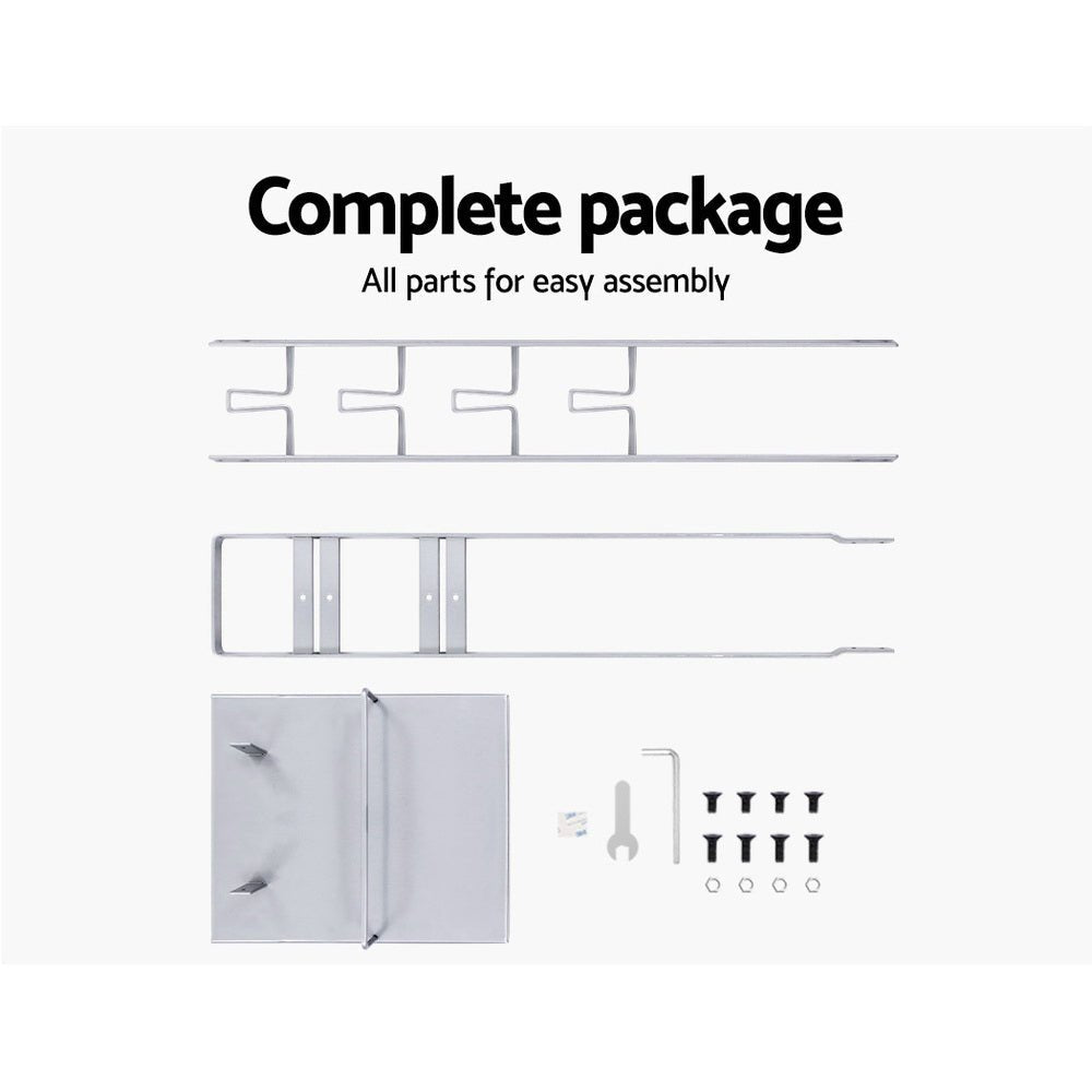 Freestanding Dyson Vacuum Cleaner Stand for V6 7 8 10 11 Silver - Appliances > Vacuum Cleaners > Vacuum Cleaner Accessories - Rivercity House & Home Co. (ABN 18 642 972 209) - Affordable Modern Furniture Australia