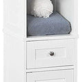 Freestanding Tall Bathroom Cabinet 170x32x30 cm