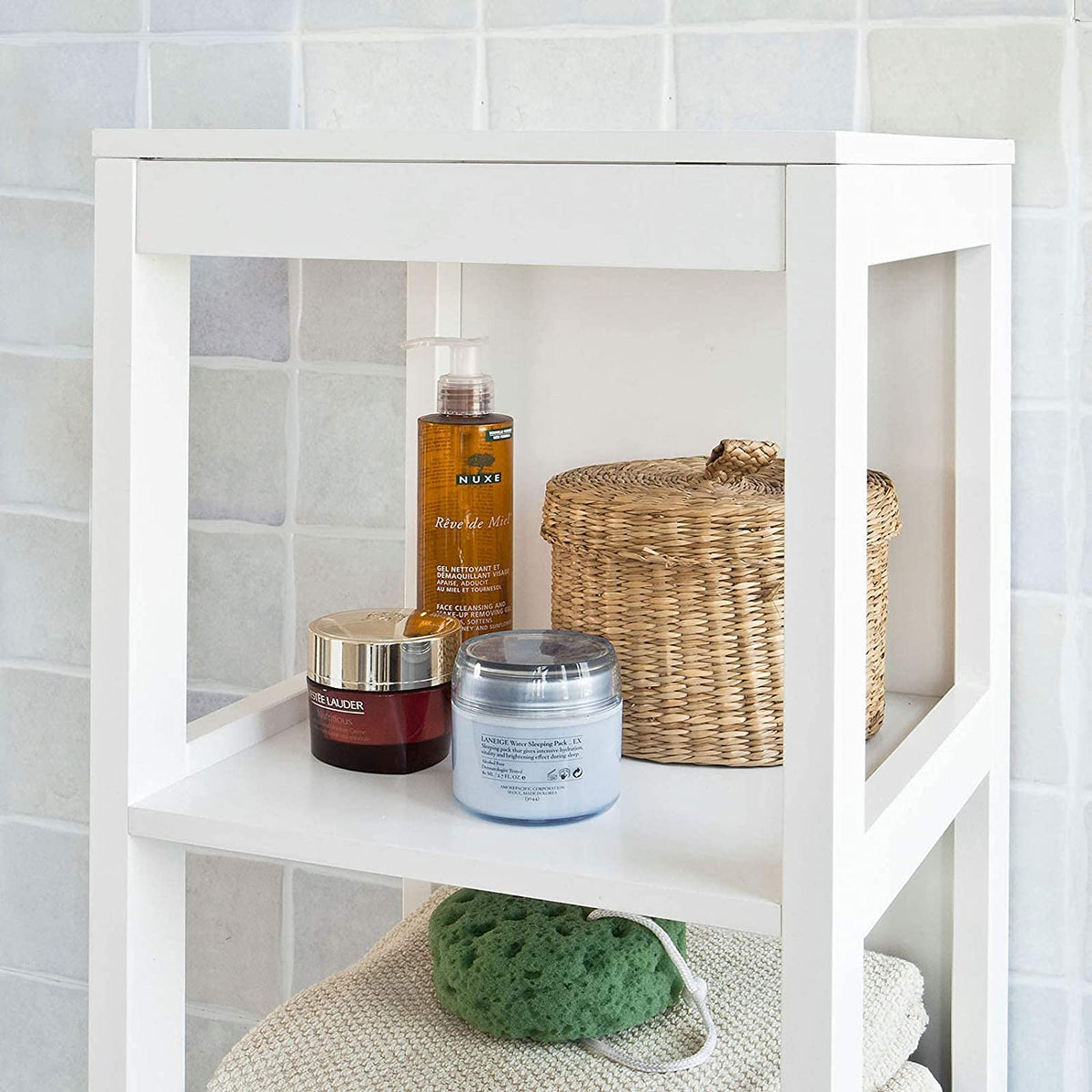 Freestanding Tall Cabinet with Shelves and Drawers - Engineered Wood - Home & Garden > Storage > Clothing & Wardrobe Storage - Rivercity House & Home Co. (ABN 18 642 972 209) - Affordable Modern Furniture Australia
