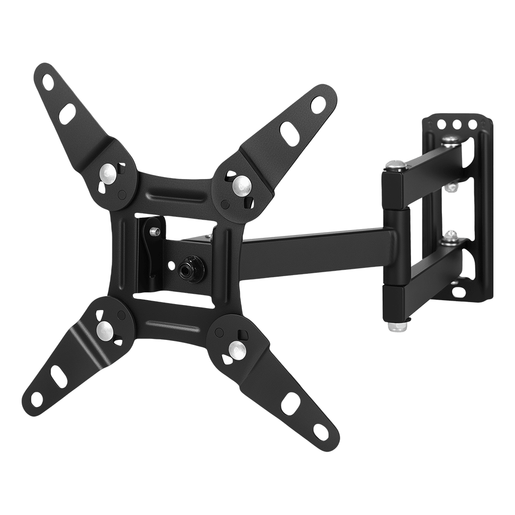 Full Motion Swivel Tilt TV Wall Mount Bracket 13" - 42" - Black - Rivercity House & Home Co. (ABN 18 642 972 209) - Affordable Modern Furniture Australia