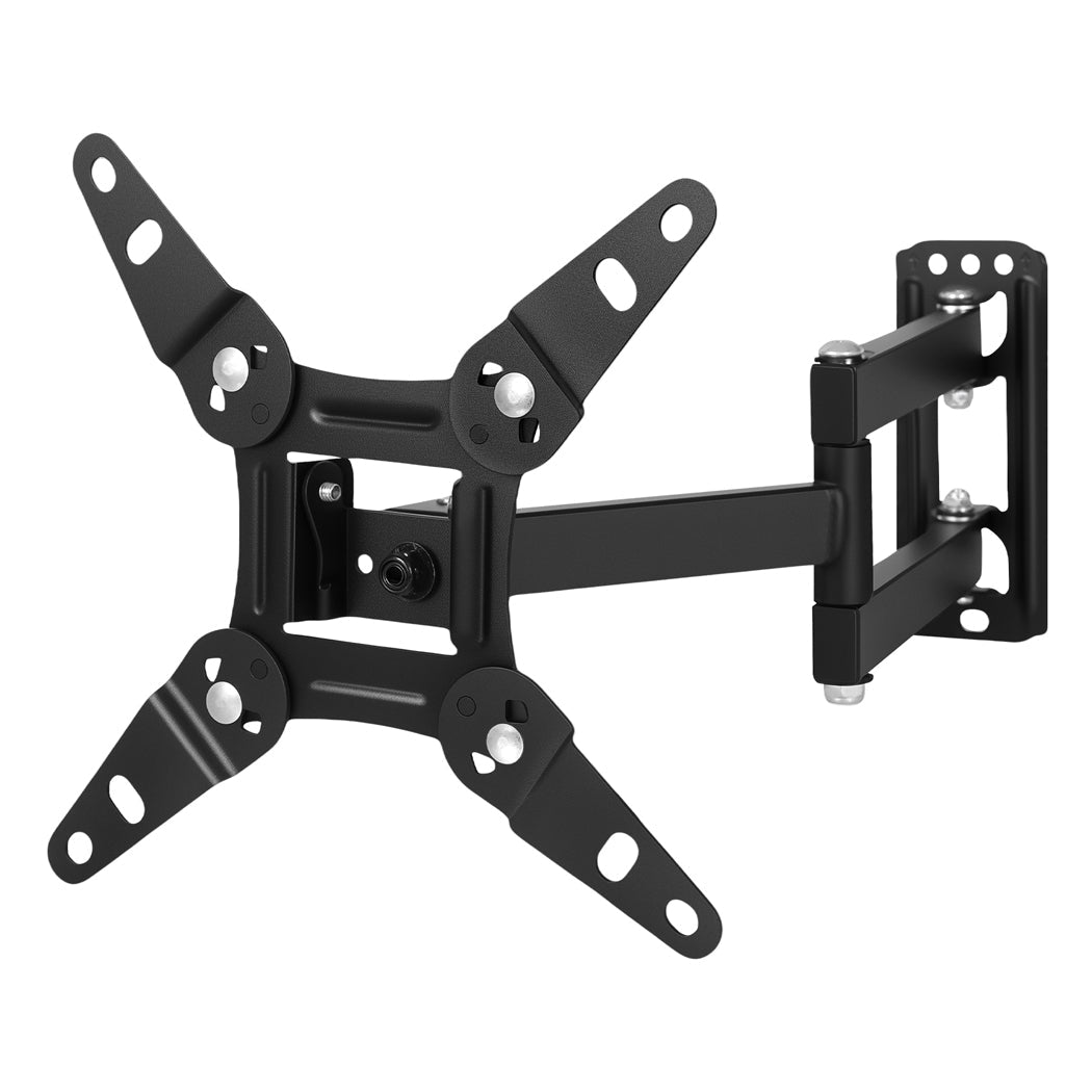 Full Motion Swivel Tilt TV Wall Mount Bracket 13" - 42" - Black - Rivercity House & Home Co. (ABN 18 642 972 209) - Affordable Modern Furniture Australia