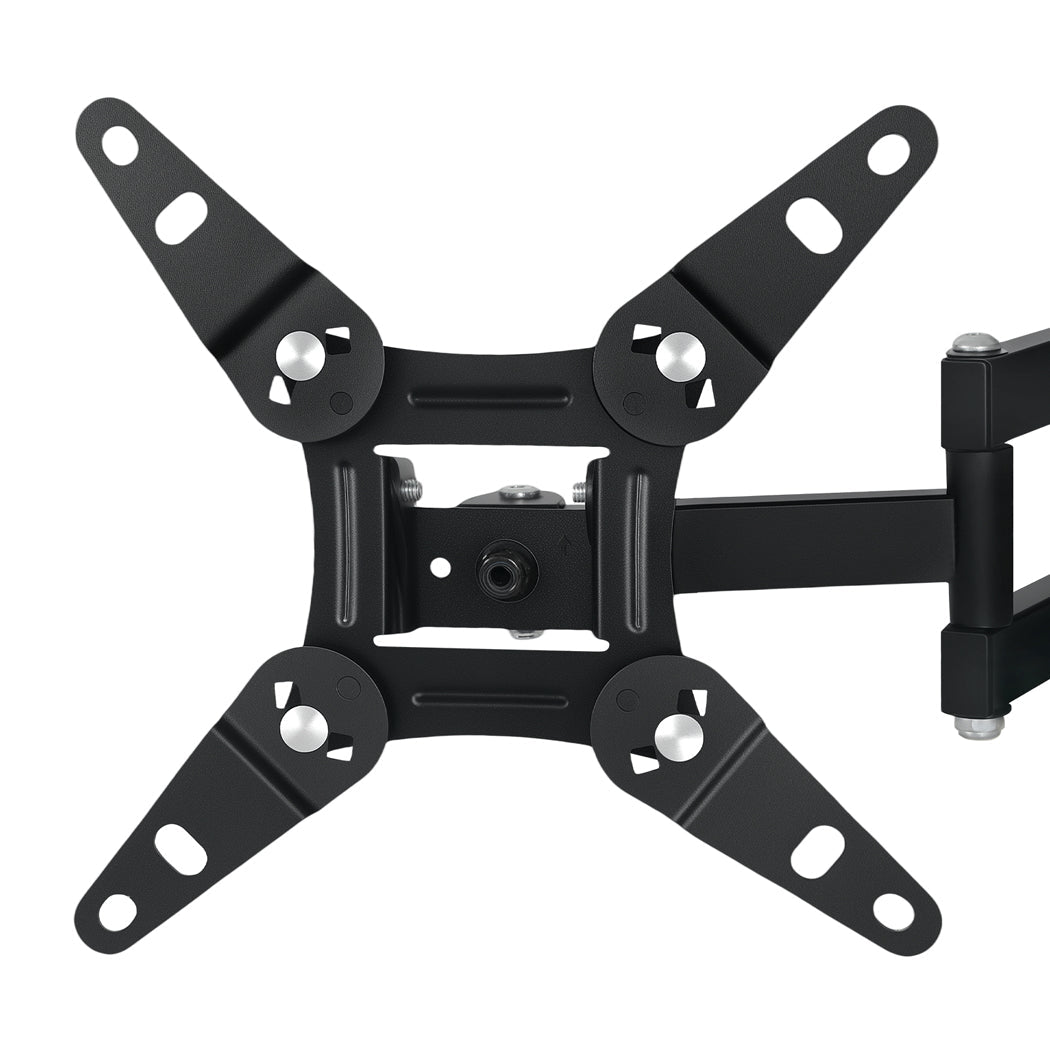 Full Motion Swivel Tilt TV Wall Mount Bracket 13" - 42" - Black - Rivercity House & Home Co. (ABN 18 642 972 209) - Affordable Modern Furniture Australia