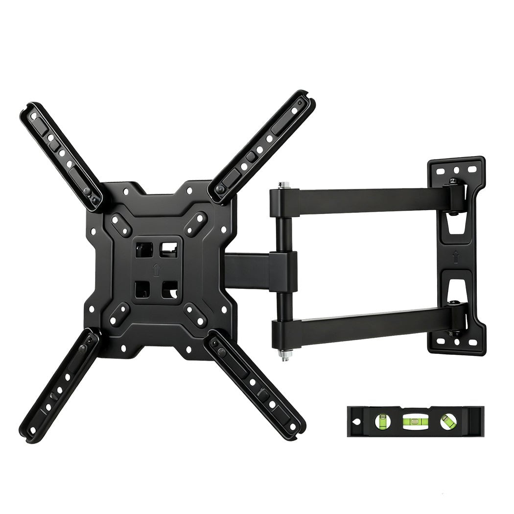 Full Motion Swivel Tilt TV Wall Mount Bracket 22 - 55 Inch VESA 100x100 - 400x400 - Black - Rivercity House & Home Co. (ABN 18 642 972 209) - Affordable Modern Furniture Australia