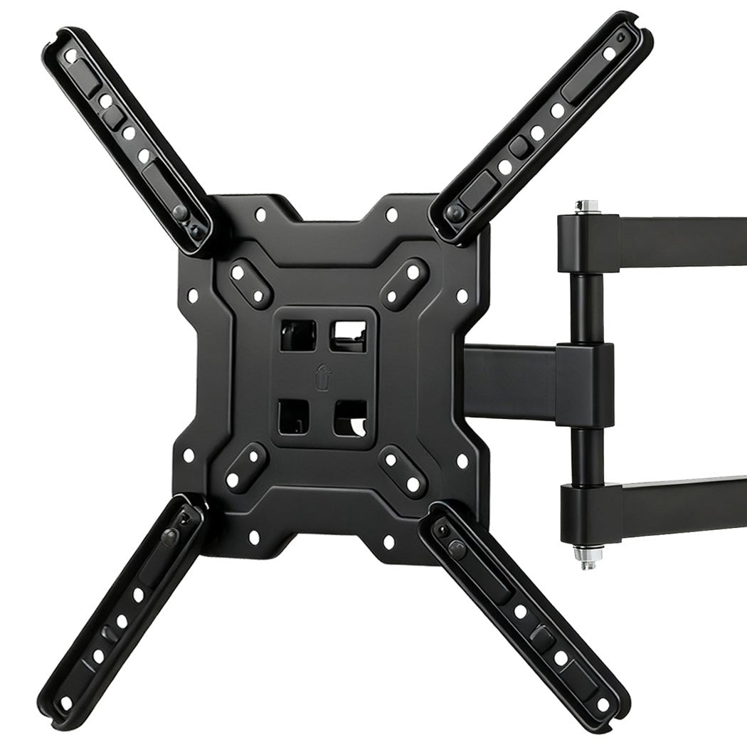 Full Motion Swivel Tilt TV Wall Mount Bracket 22 - 55 Inch VESA 100x100 - 400x400 - Black - Rivercity House & Home Co. (ABN 18 642 972 209) - Affordable Modern Furniture Australia