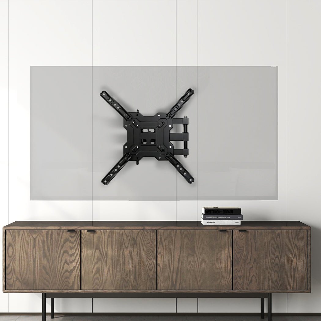 Full Motion Swivel Tilt TV Wall Mount Bracket 22 - 55 Inch VESA 100x100 - 400x400 - Black - Rivercity House & Home Co. (ABN 18 642 972 209) - Affordable Modern Furniture Australia