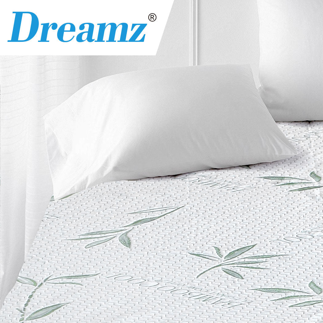 Fully Fitted Waterproof Breathable Double Mattress Protector - White - Rivercity House & Home Co. (ABN 18 642 972 209) - Affordable Modern Furniture Australia