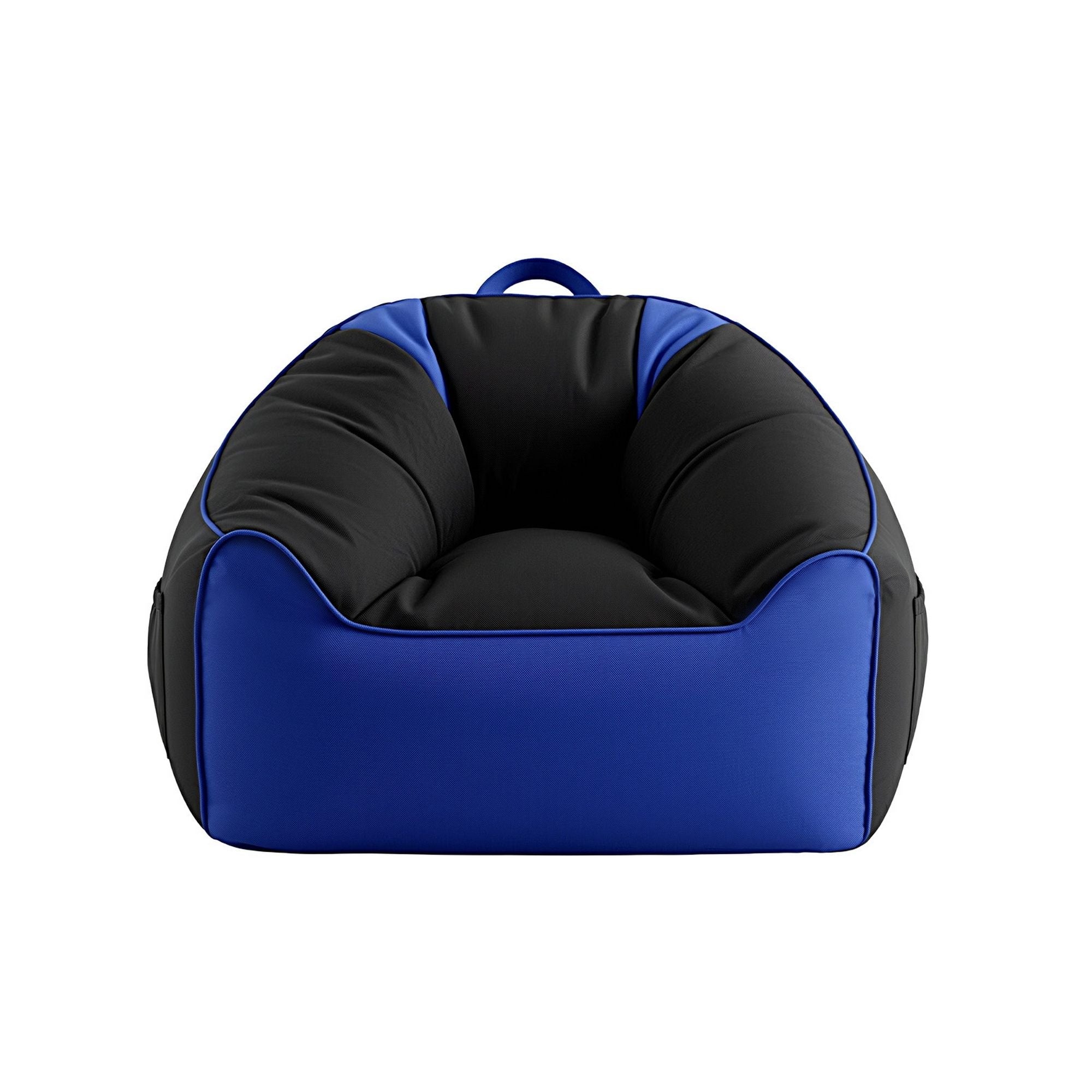 Gaming Bean Bag Chair Cover (No Filler) for Adults Teens Kids Splash - Proof Floor Gaming Chair Cover with Side Pockets, Headphone Hanger, Cup Holder, Bean Bag Cover Only - Furniture > Sofas > Sofa Accessories - Rivercity House & Home Co. (ABN 18 642 972 209) - Affordable Modern Furniture Australia