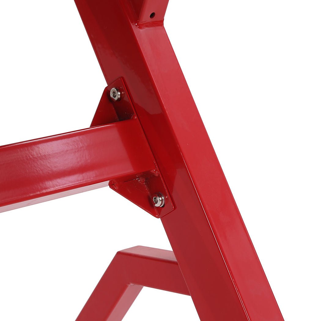 Gaming PC Desk Table 120x60cm with Cable Management - Red and Black - Rivercity House & Home Co. (ABN 18 642 972 209) - Affordable Modern Furniture Australia