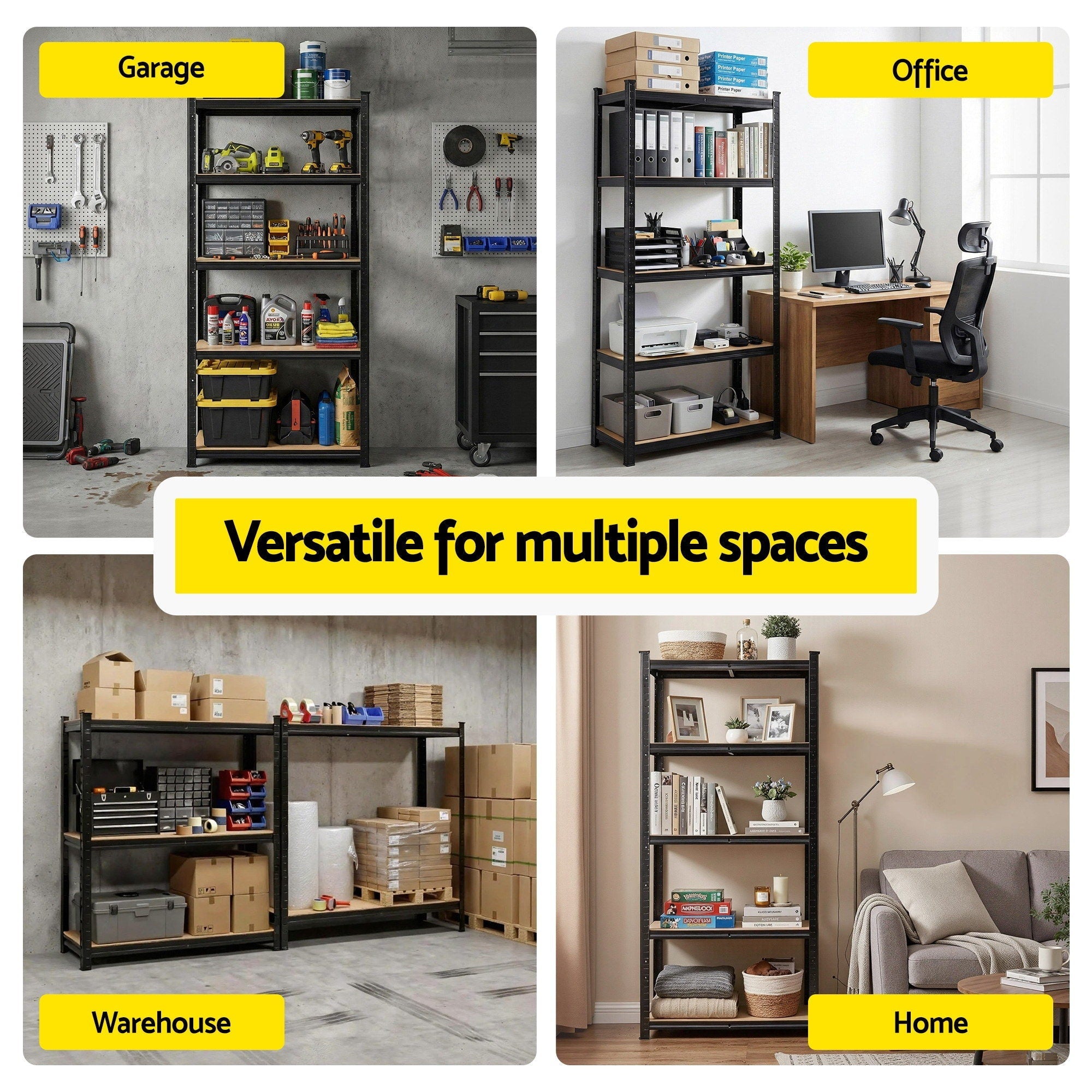 Garage Shelving 1.5X0.7m Warehouse Shelves Storage Rack Pallet Racking - Tools > Tools Storage > Wall Storage Racks - Rivercity House & Home Co. (ABN 18 642 972 209) - Affordable Modern Furniture Australia