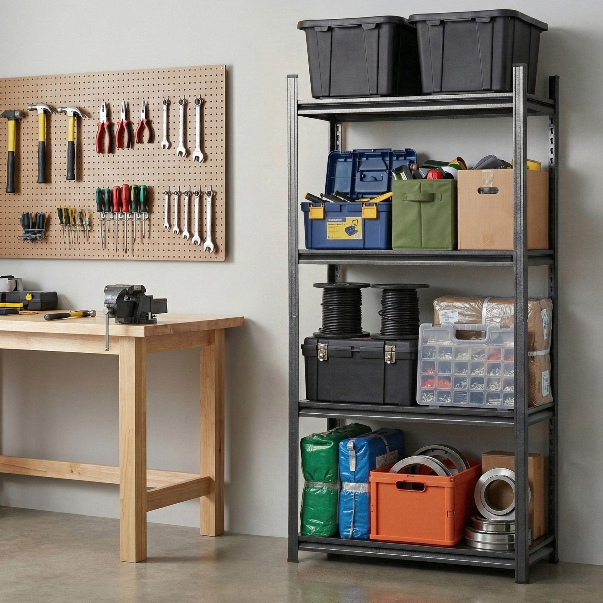 Garage Shelving 1.8X0.9m Warehouse Rack Storage Shelves Workshop Racks Steel - Tools > Tools Storage > Wall Storage Racks - Rivercity House & Home Co. (ABN 18 642 972 209) - Affordable Modern Furniture Australia