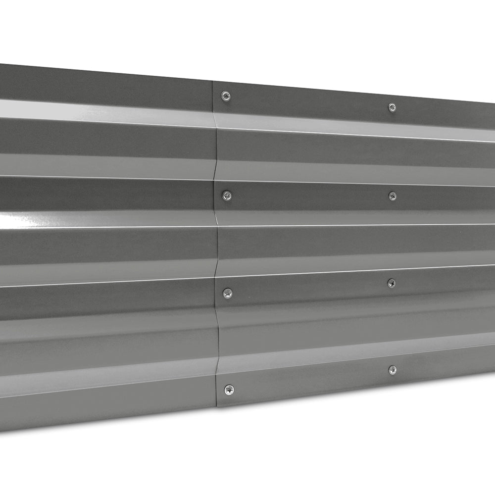 Garden Bed 150x90cm Planter Box Raised Container Galvanised Steel - Home & Garden > Garden Beds > Garden Beds & Planters - Rivercity House & Home Co. (ABN 18 642 972 209) - Affordable Modern Furniture Australia
