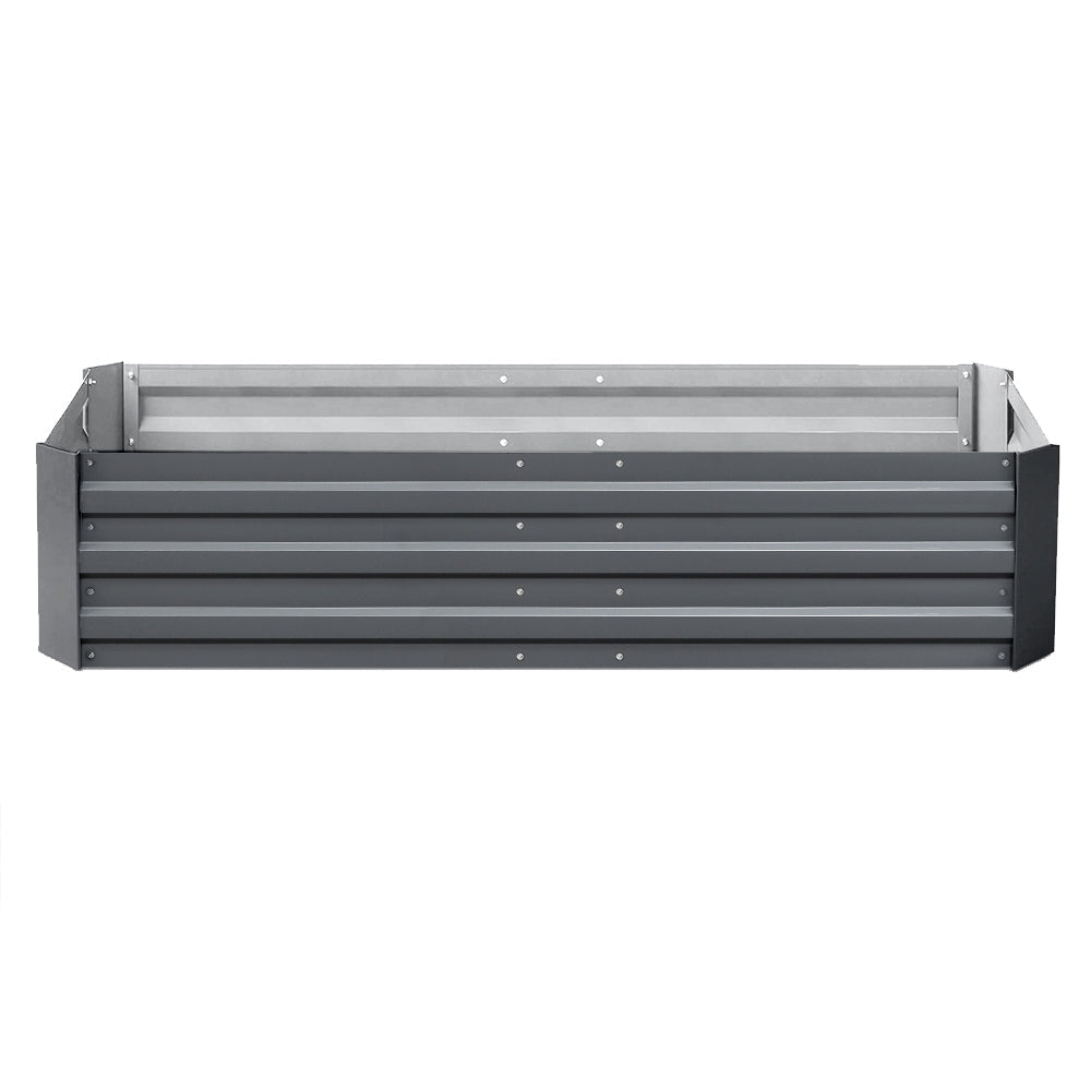 Garden Bed 150x90cm Planter Box Raised Container Galvanised Steel - Home & Garden > Garden Beds > Garden Beds & Planters - Rivercity House & Home Co. (ABN 18 642 972 209) - Affordable Modern Furniture Australia