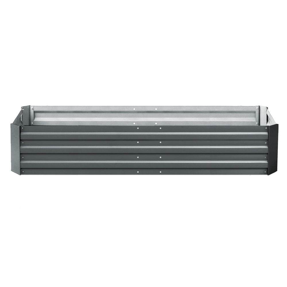 Garden Bed 210x90cm Planter Box Raised Container Galvanised Steel - Home & Garden > Garden Beds > Garden Beds & Planters - Rivercity House & Home Co. (ABN 18 642 972 209) - Affordable Modern Furniture Australia
