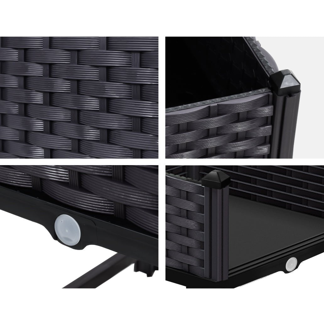 Garden Bed 40x40x23cm PP Planter Box Raised Container Growing Herb - Home & Garden > Greenhouses > Greenhouses & Accessories - Rivercity House & Home Co. (ABN 18 642 972 209) - Affordable Modern Furniture Australia
