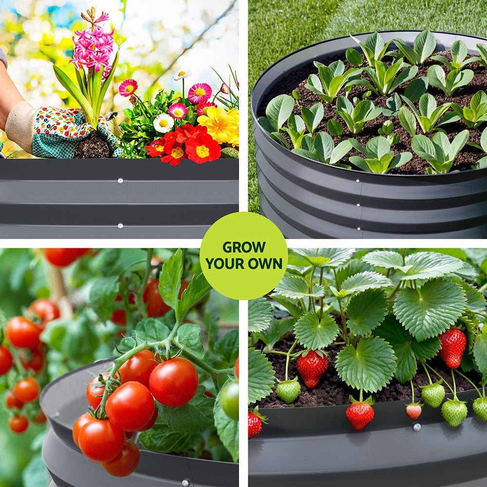 Garden Bed 80X68cm Planter Box - Home & Garden > Greenhouses > Greenhouses & Accessories - Rivercity House & Home Co. (ABN 18 642 972 209) - Affordable Modern Furniture Australia