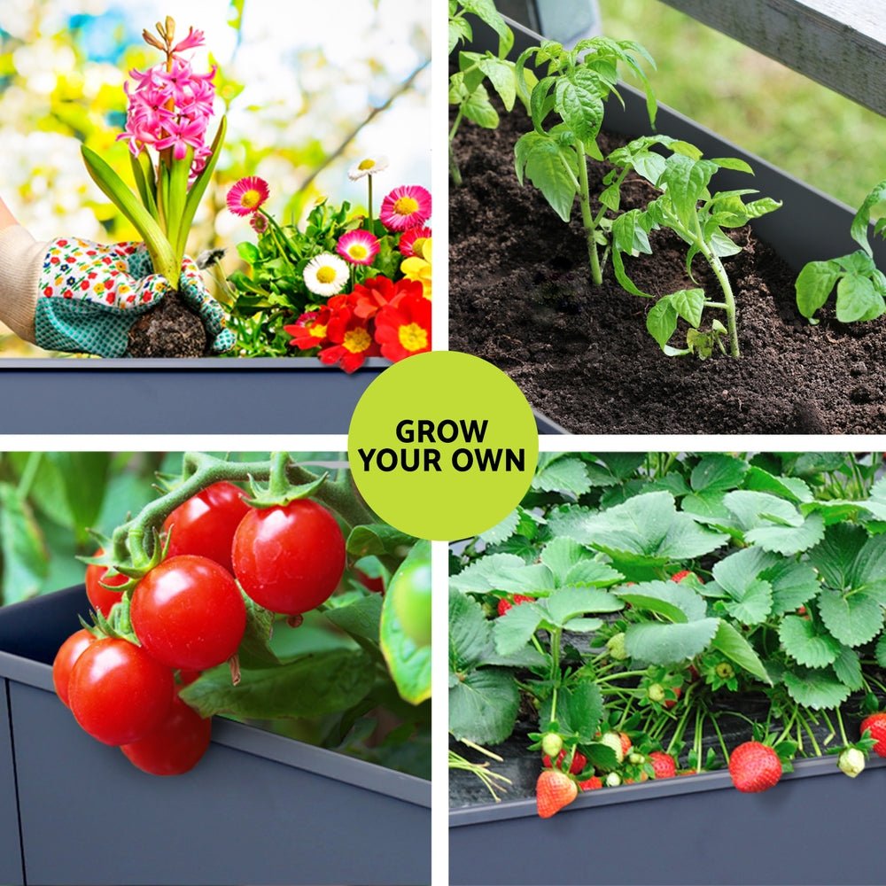 Garden Bed Elevated 100X40X80cm Planter Box Raised Container Herb - Home & Garden > Garden Beds > Garden Beds & Planters - Rivercity House & Home Co. (ABN 18 642 972 209) - Affordable Modern Furniture Australia