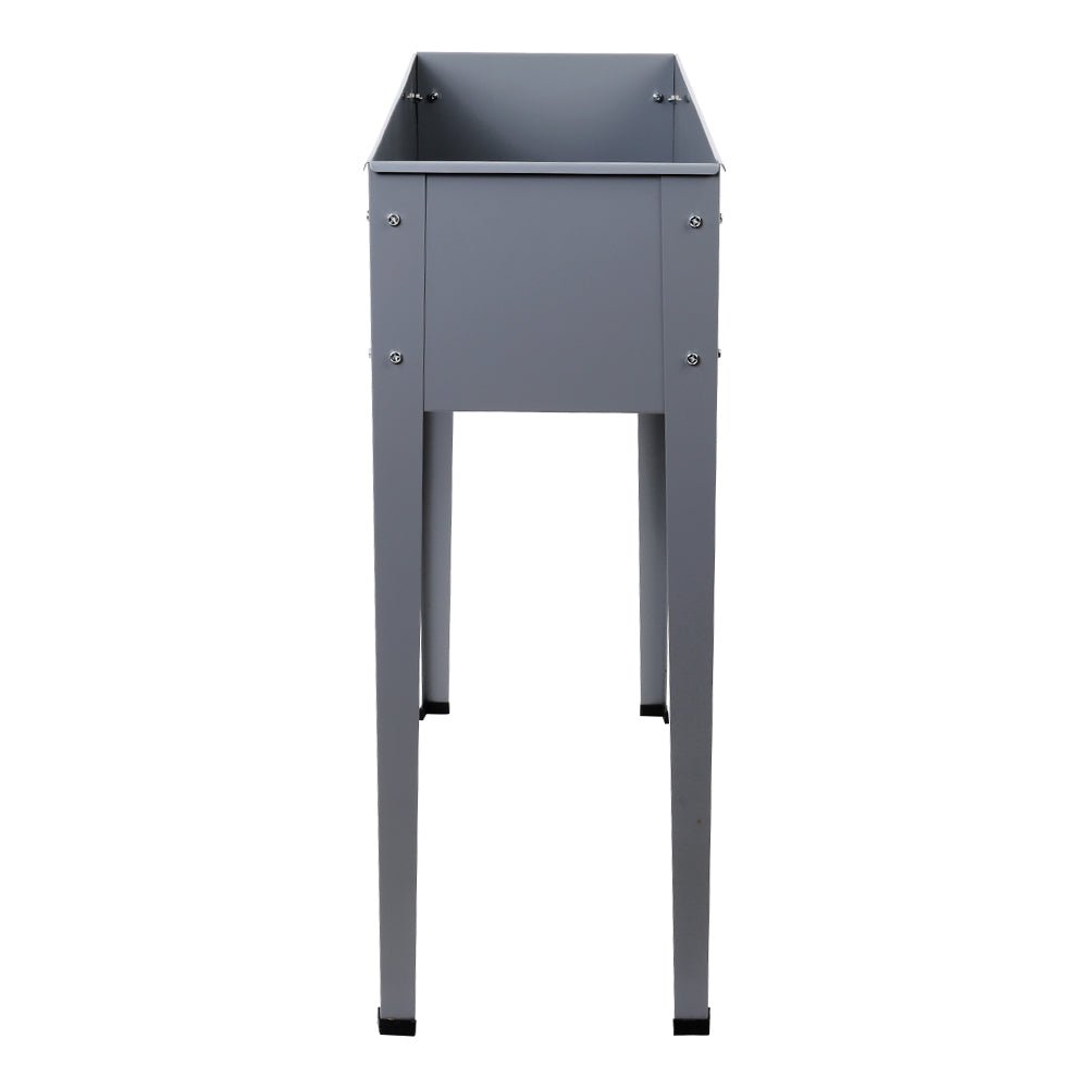 Garden Bed Elevated 100X80X30cm Planter Box Container Galvanised - Home & Garden > Garden Beds > Garden Beds & Planters - Rivercity House & Home Co. (ABN 18 642 972 209) - Affordable Modern Furniture Australia
