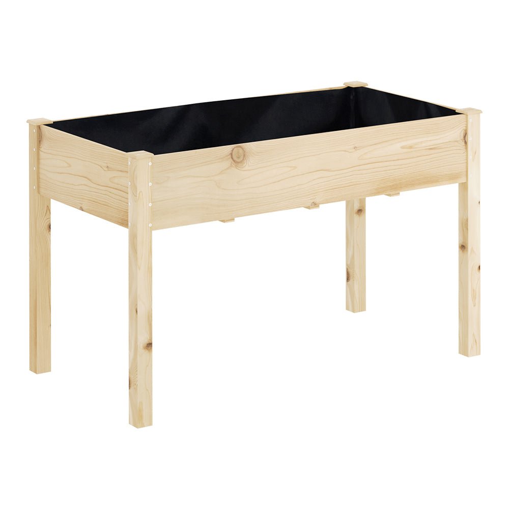 Garden Bed Elevated 120x60x80cm Wooden Planter Box Raised Container - Home & Garden > Garden Beds > Garden Beds & Planters - Rivercity House & Home Co. (ABN 18 642 972 209) - Affordable Modern Furniture Australia