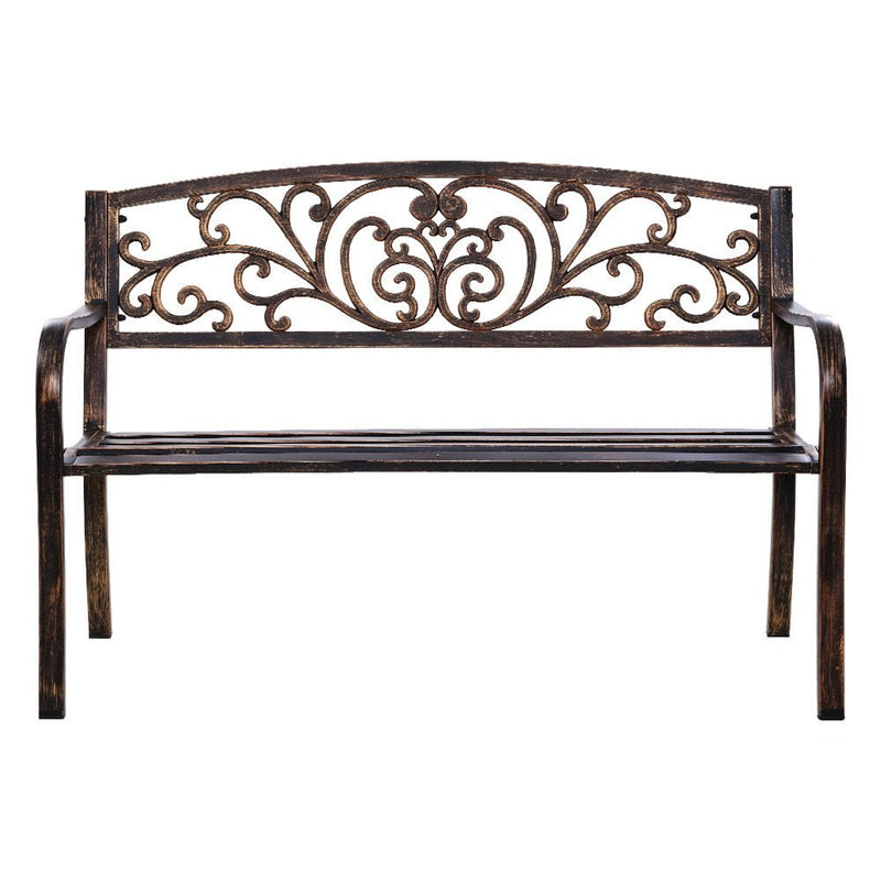 Garden Bench Seat Vintage Bronze - Rivercity House & Home Co. (ABN 18 642 972 209) - Affordable Modern Furniture Australia