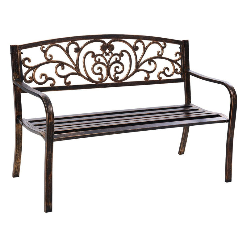 Garden Bench Seat Vintage Bronze - Rivercity House & Home Co. (ABN 18 642 972 209) - Affordable Modern Furniture Australia