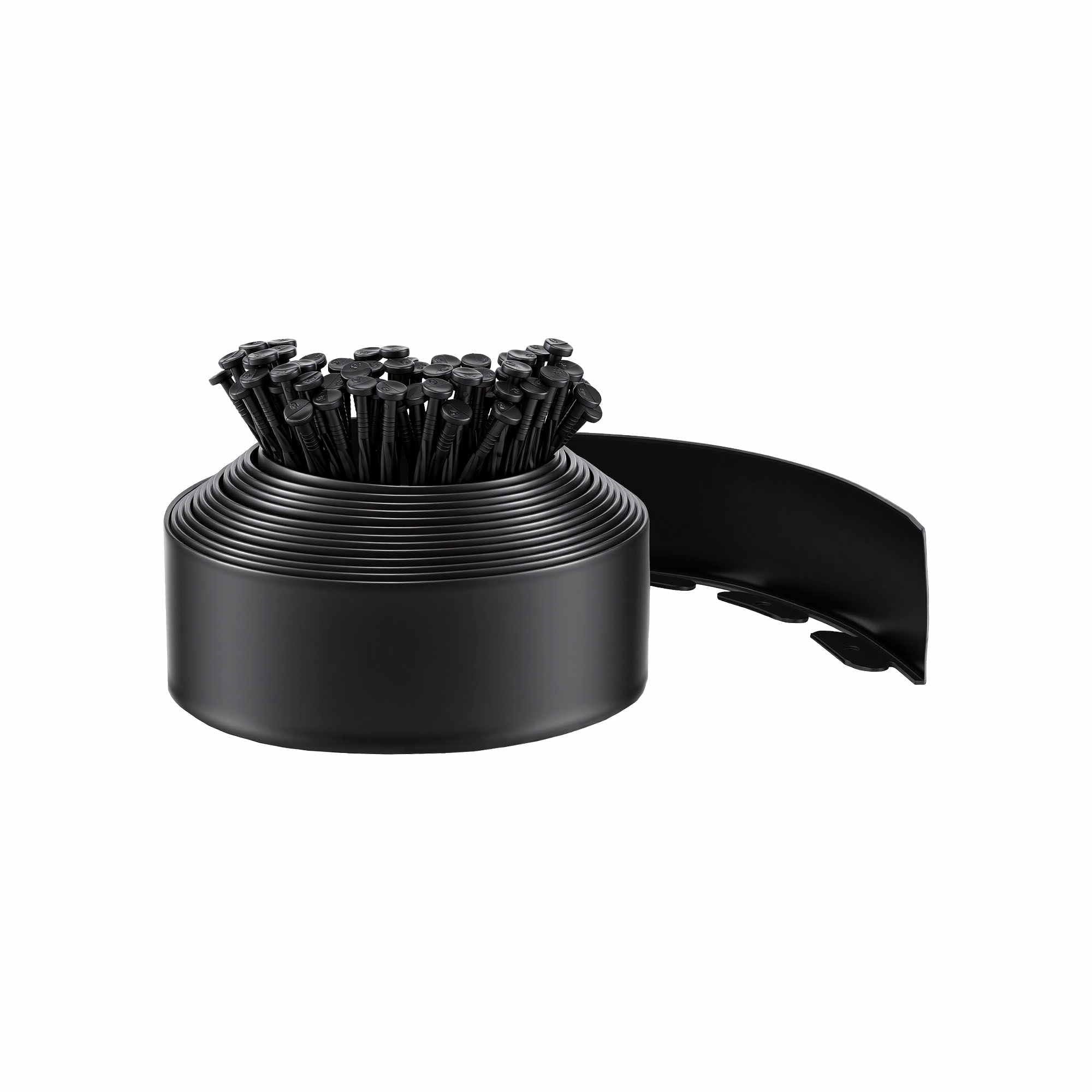 Garden Edging 33ft 30pcs Flexible Garden Border Plastic Lawn Edging Black - Home & Garden > Garden Tools > Gardening Accessories - Rivercity House & Home Co. (ABN 18 642 972 209) - Affordable Modern Furniture Australia