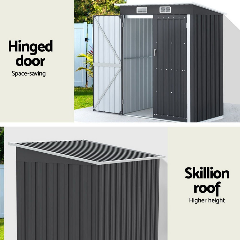 Garden Shed 1.62x1M Outdoor Storage Tool Workshop House Shelter - Home & Garden > Storage > Sheds - Rivercity House & Home Co. (ABN 18 642 972 209) - Affordable Modern Furniture Australia