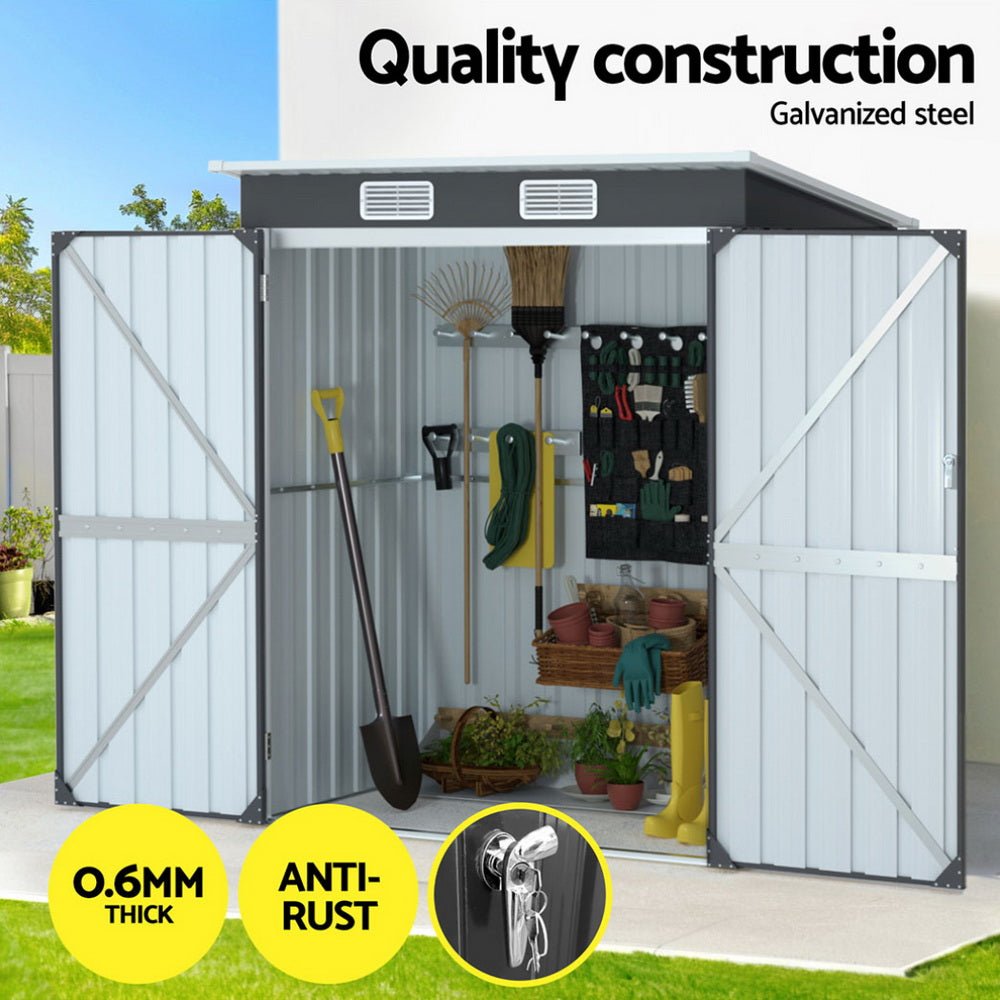 Garden Shed 1.62x1M Outdoor Storage Tool Workshop House Shelter - Home & Garden > Storage > Sheds - Rivercity House & Home Co. (ABN 18 642 972 209) - Affordable Modern Furniture Australia