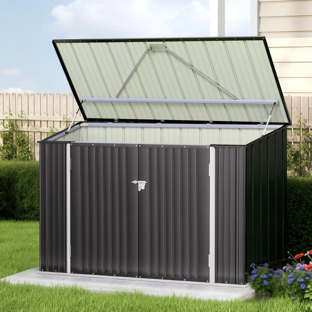 Garden Shed 2.22x0.91M Bike Sheds Outdoor Storage Tool Workshop House Shelter Double Door - Home & Garden > Storage > Sheds - Rivercity House & Home Co. (ABN 18 642 972 209) - Affordable Modern Furniture Australia